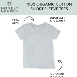 8-Pack Organic Cotton Short Sleeve T-Shirts