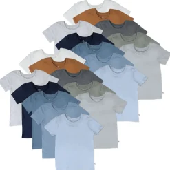 20-Pack Organic Cotton Short Sleeve T-Shirts Bundle