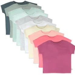 10-Pack Organic Cotton Short Sleeve T-Shirts