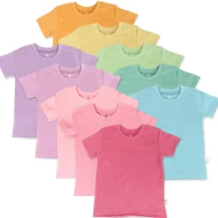 10-Pack Organic Cotton Short Sleeve T-Shirts