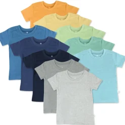 10-Pack Organic Cotton Short Sleeve T-Shirts