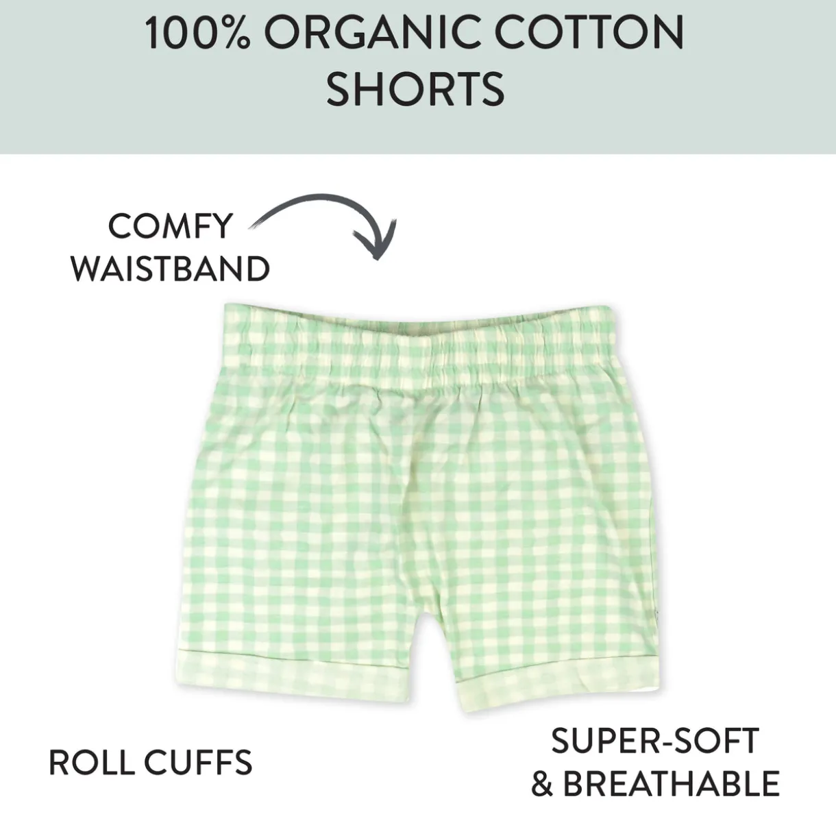 2-Pack Organic Cotton Short Set