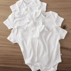 10-Pack Organic Cotton Short Sleeve Bodysuit & Sock Bundle
