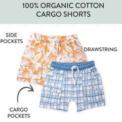 2-Pack Organic Cotton Short Set