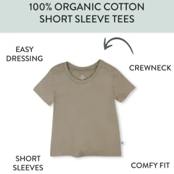 5-Pack Organic Cotton Short Sleeve T-Shirts