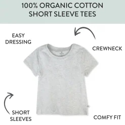 10-Pack Organic Cotton Short Sleeve T-Shirts