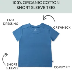 5-Pack Organic Cotton Short Sleeve T-Shirts