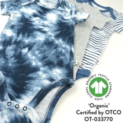 3-Pack Organic Cotton Short Sleeve Bodysuits