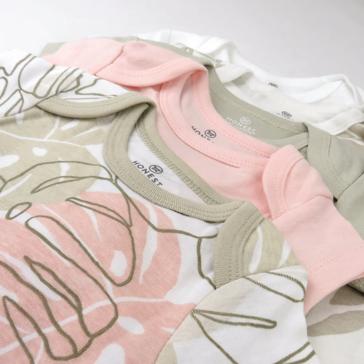 5-Pack Organic Cotton Short Sleeve Bodysuits