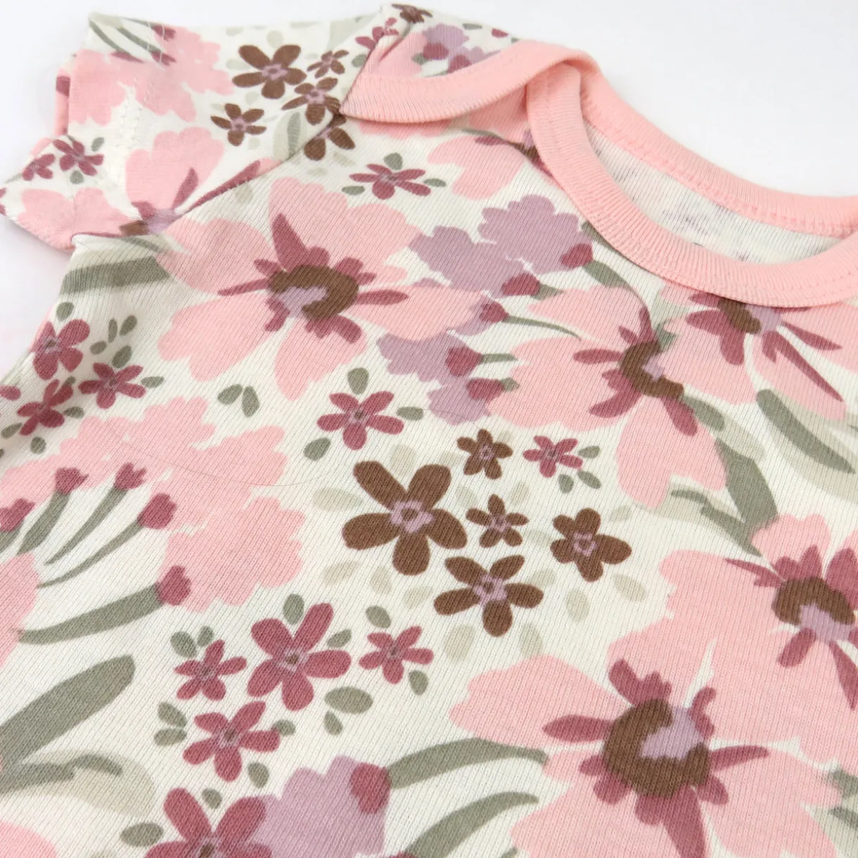 5-Pack Organic Cotton Short Sleeve Bodysuits