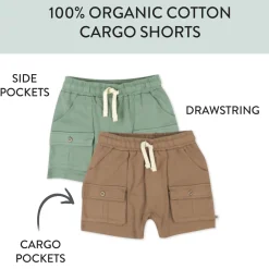 2-Pack Organic Cotton Short Set