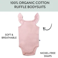 5-Pack Organic Cotton Short Sleeve Bodysuits