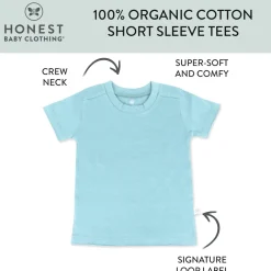 8-Pack Organic Cotton Short Sleeve T-Shirts