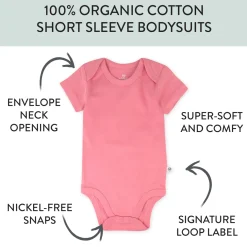 20-Pack Organic Cotton Short Sleeve Bodysuit & Sock Bundle