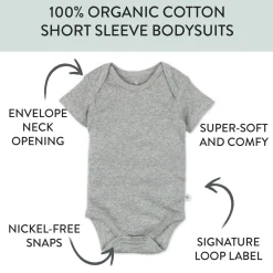 20-Pack Organic Cotton Short Sleeve Bodysuit & Sock Bundle