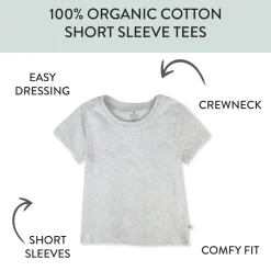 20-Pack Organic Cotton Short Sleeve T-Shirts Bundle