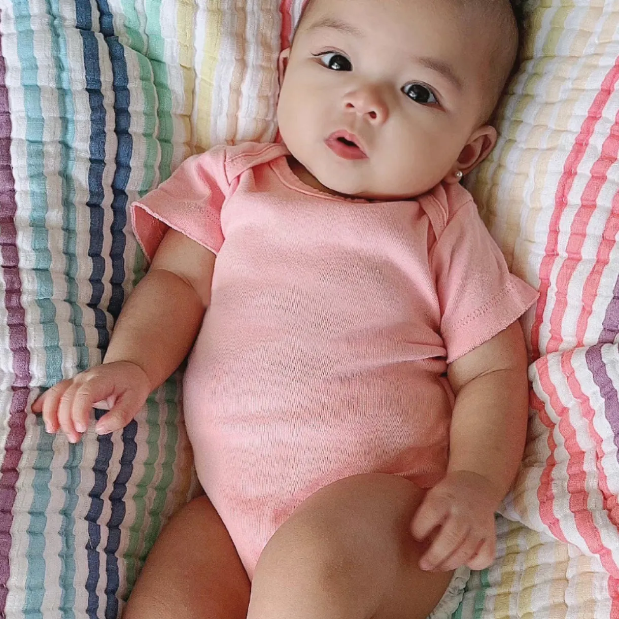 5-Pack Organic Cotton Short Sleeve Bodysuits