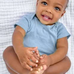 10-Pack Organic Cotton Short Sleeve Bodysuits