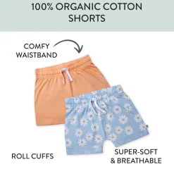 2-Pack Organic Cotton Short Set