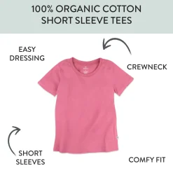10-Pack Organic Cotton Short Sleeve T-Shirts