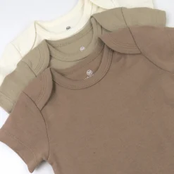 3-Pack Organic Cotton Short Sleeve Bodysuits