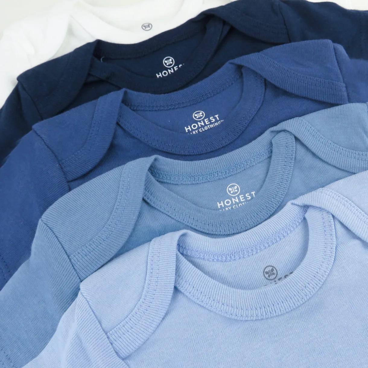 5-Pack Organic Cotton Short Sleeve Bodysuits