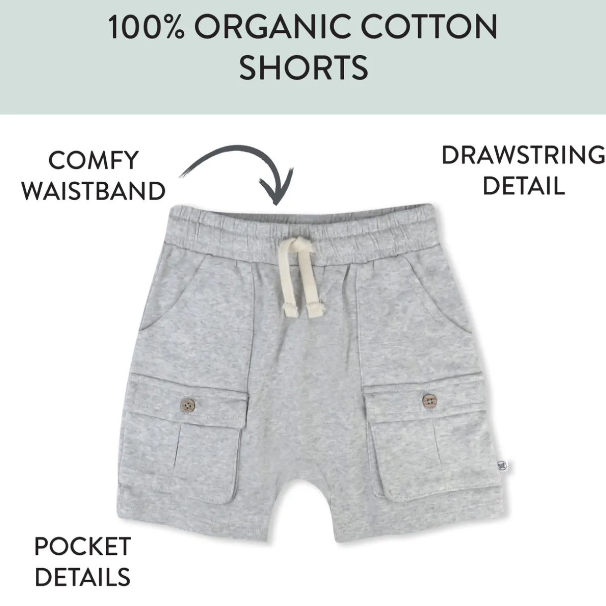 2-Pack Organic Cotton Short Set