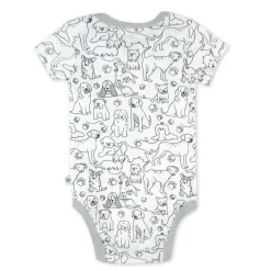 3-Pack Organic Cotton Short Sleeve Bodysuits