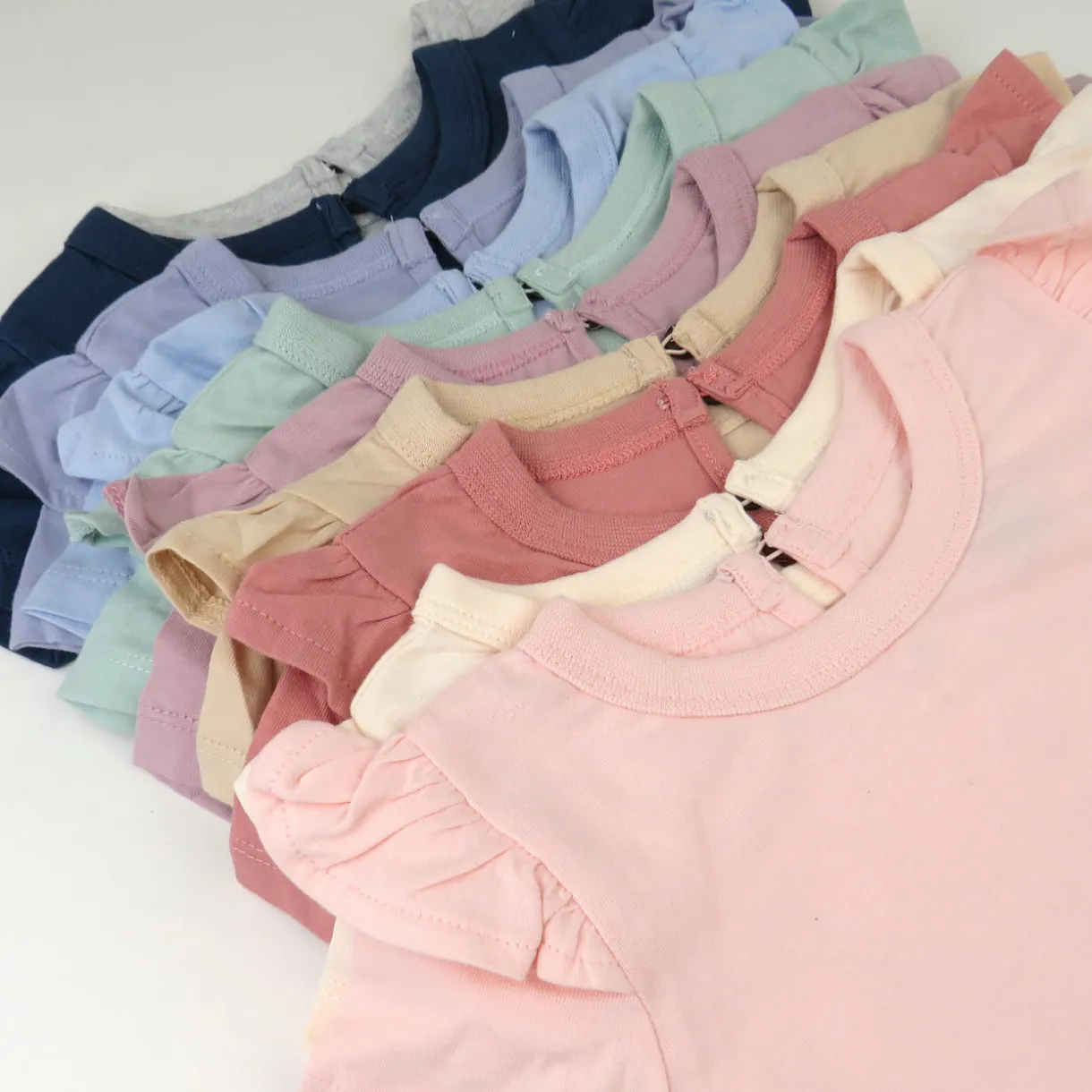 10-Pack Organic Cotton Short Sleeve Bodysuits