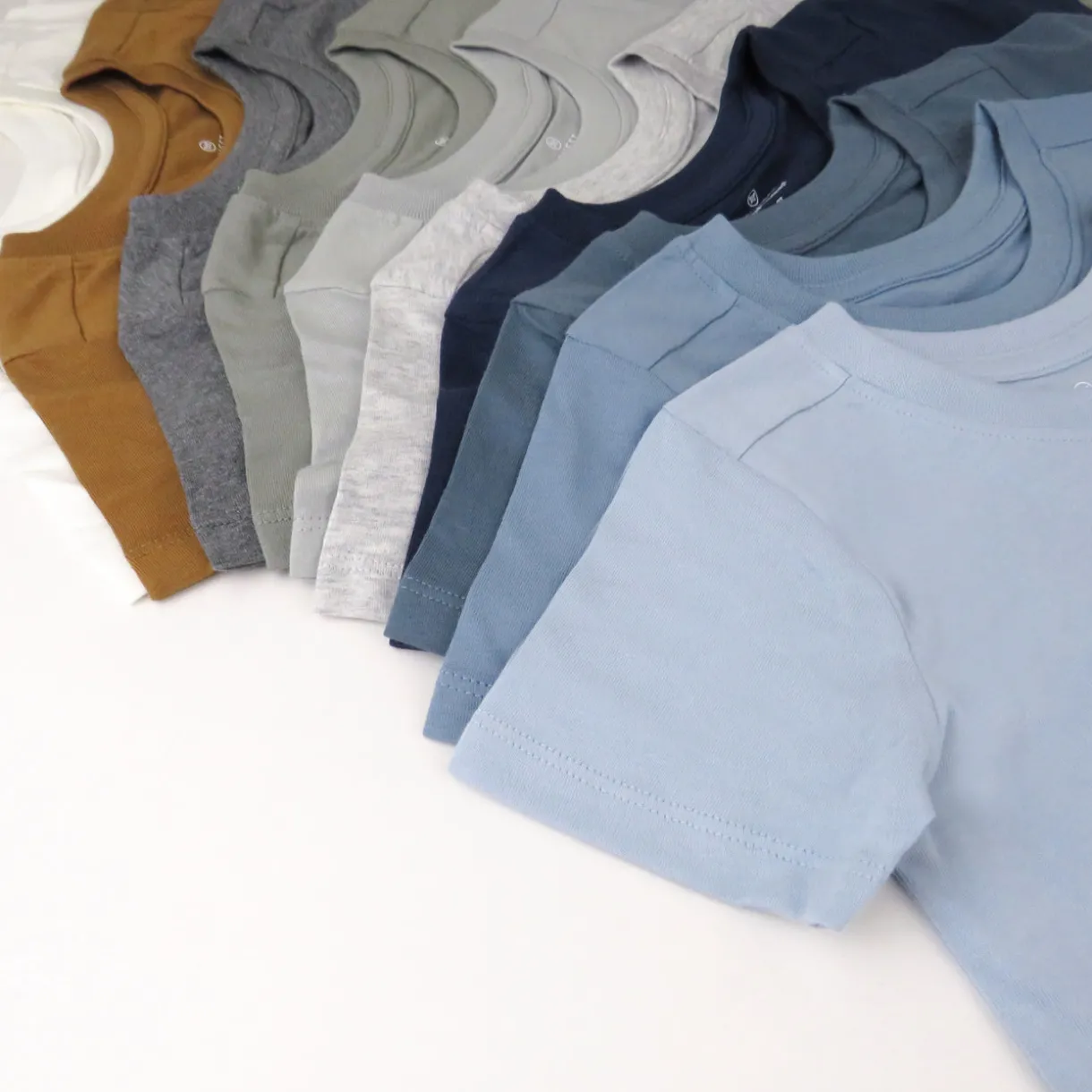 10-Pack Organic Cotton Short Sleeve T-Shirts