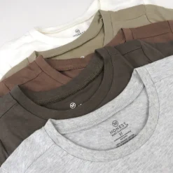 5-Pack Organic Cotton Short Sleeve T-Shirts