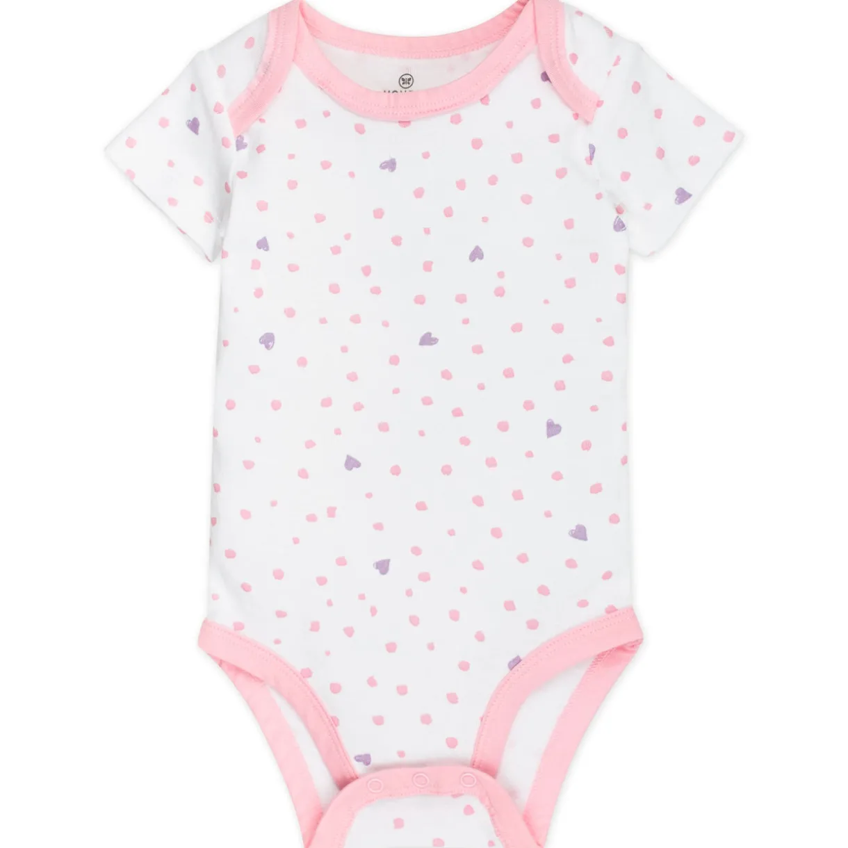 5-Pack Organic Cotton Short Sleeve Bodysuits