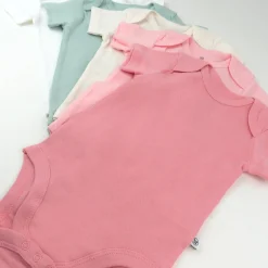 5-Pack Organic Cotton Short Sleeve Bodysuits