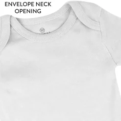 10-Pack Organic Cotton Short Sleeve Bodysuits
