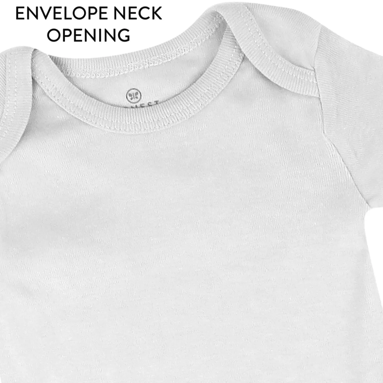 10-Pack Organic Cotton Short Sleeve Bodysuits