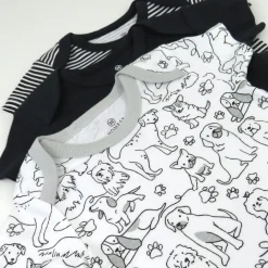 3-Pack Organic Cotton Short Sleeve Bodysuits