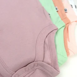 5-Pack Organic Cotton Short Sleeve Bodysuits