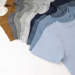 20-Pack Organic Cotton Short Sleeve T-Shirts Bundle