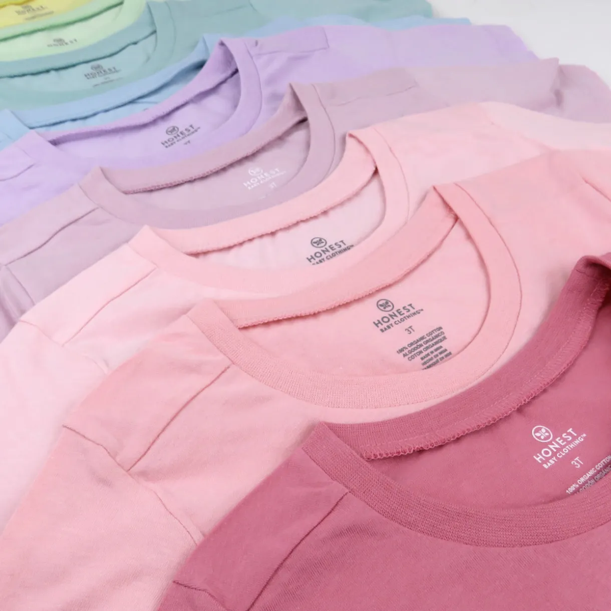 10-Pack Organic Cotton Short Sleeve T-Shirts