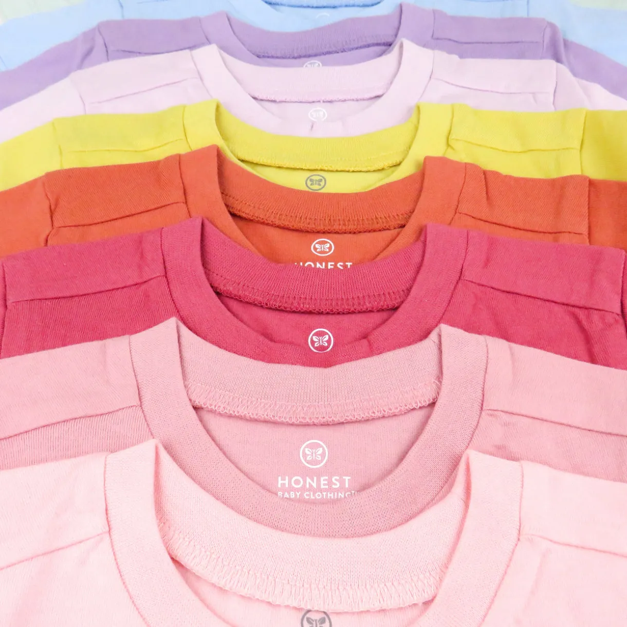 10-Pack Organic Cotton Short Sleeve T-Shirts