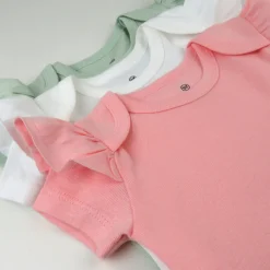 3-Pack Organic Cotton Short Sleeve Bodysuits