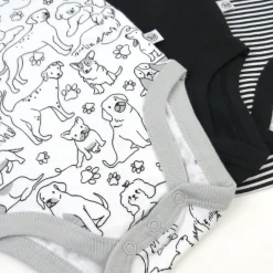 3-Pack Organic Cotton Short Sleeve Bodysuits