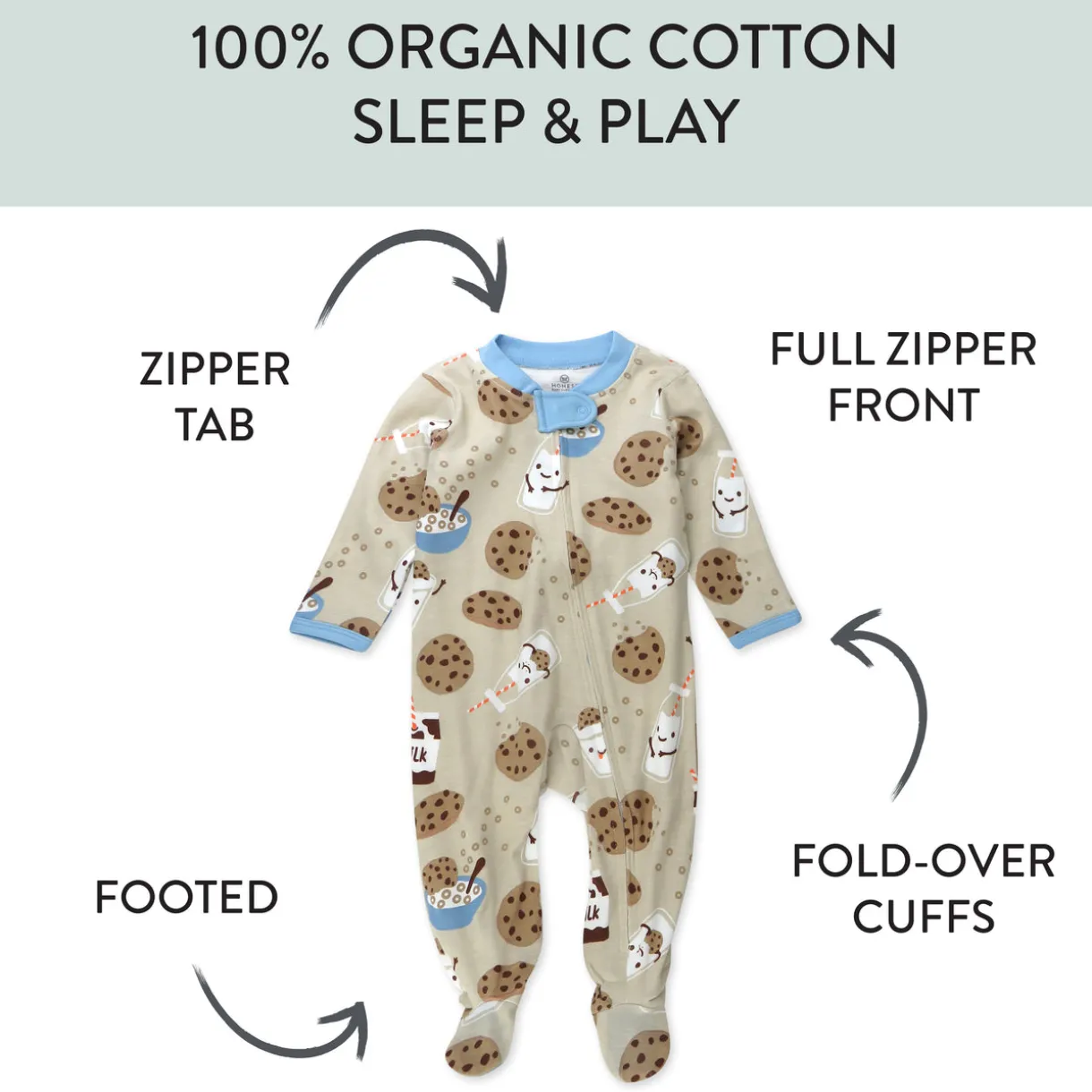 2-Pack Organic Cotton Sleep & Plays