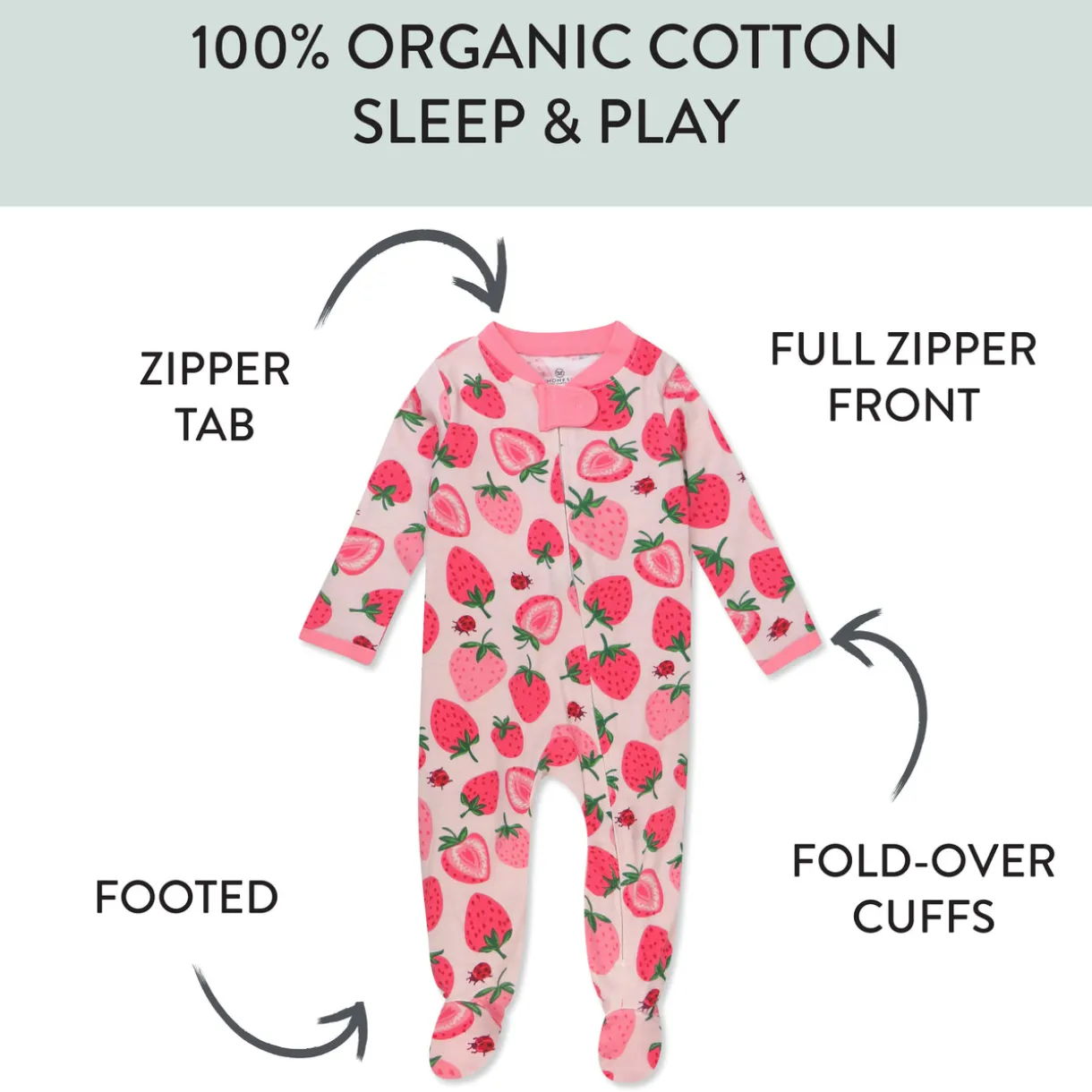 2-Pack Organic Cotton Sleep & Plays