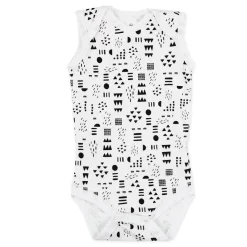 5-Pack Organic Cotton Sleeveless Bodysuits