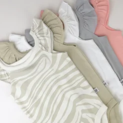 5-Pack Organic Cotton Sleeveless Bodysuits