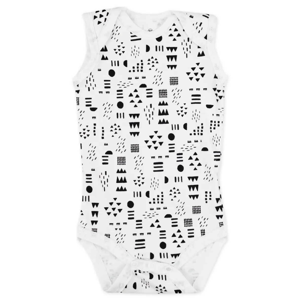 4-Pack Organic Cotton Sleeveless Bodysuits