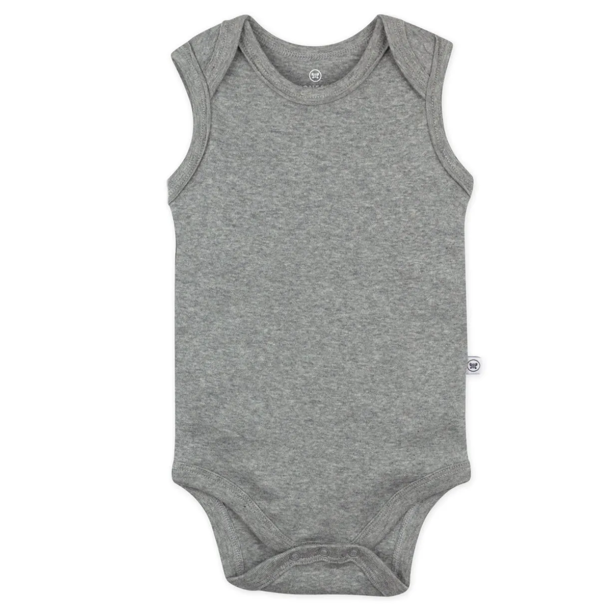 5-Pack Organic Cotton Sleeveless Bodysuits