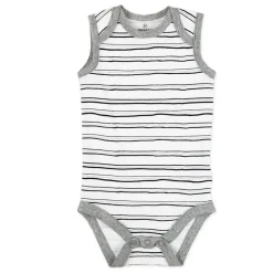 5-Pack Organic Cotton Sleeveless Bodysuits
