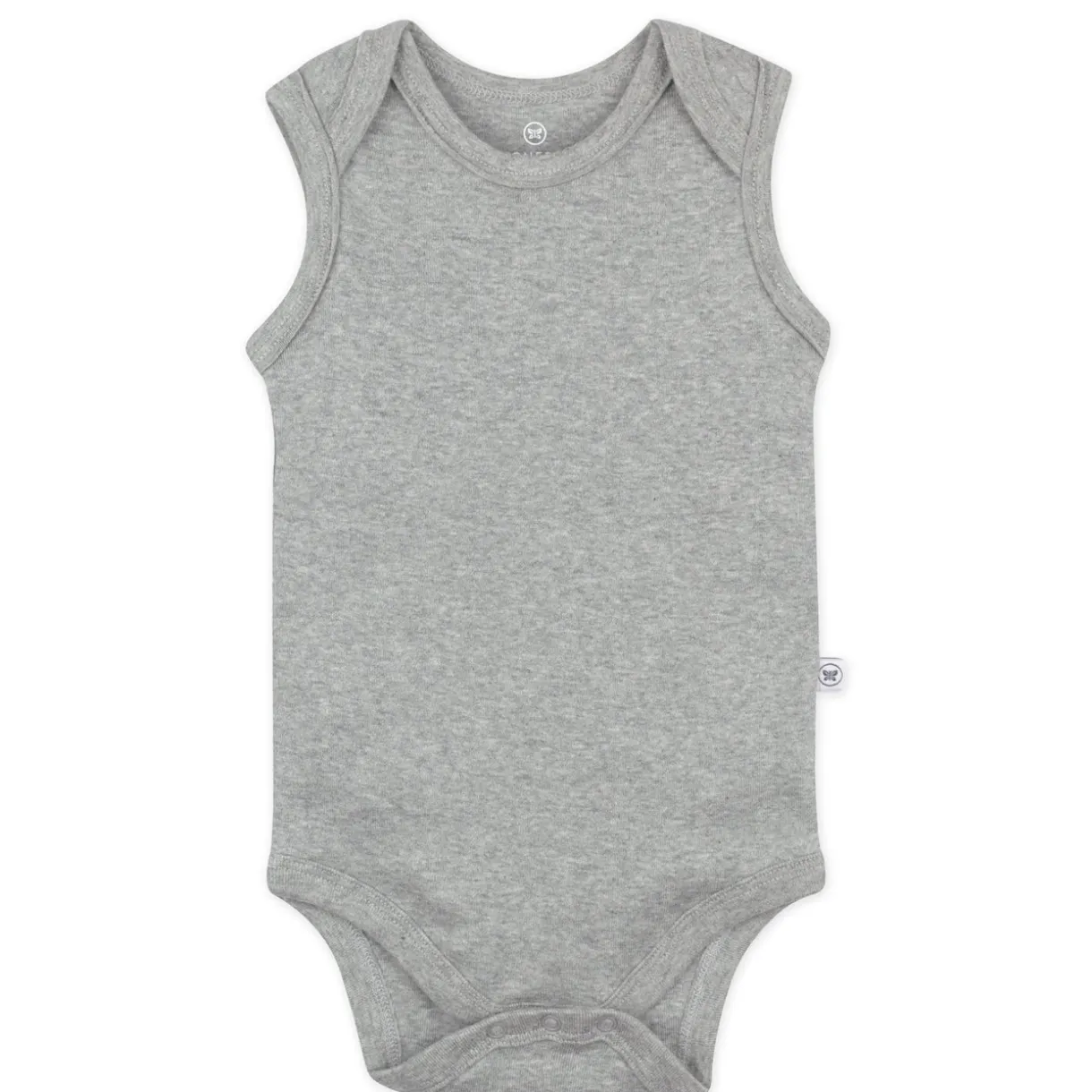5-Pack Organic Cotton Sleeveless Bodysuits